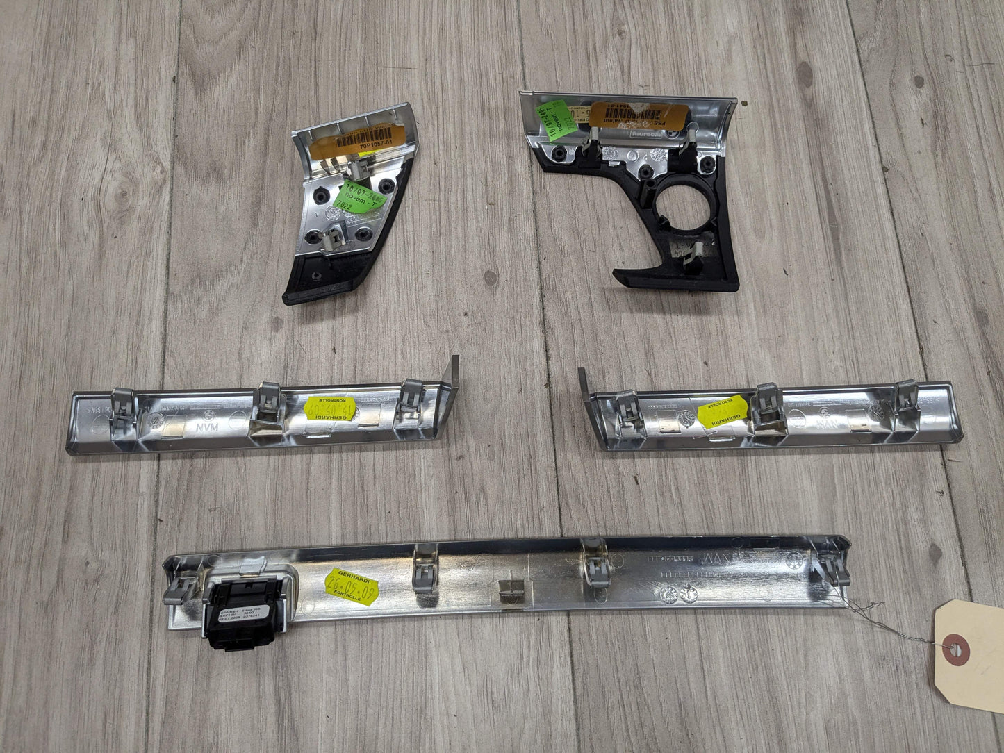 OEM BMW E70 E71 E72 X5 X5M X6 X6M Dash Decor Interior Trim Cover SET Silver