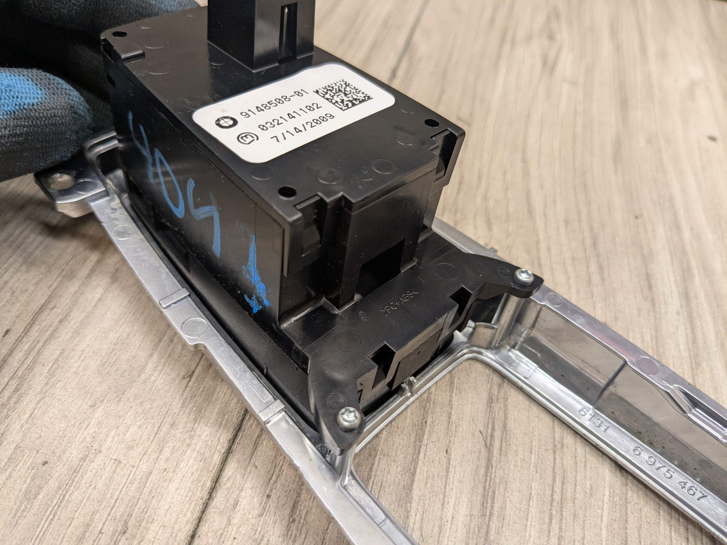 07-14 OEM BMW E70 E71 X5 X6 M Parking Brake Auto Hold Switch w/ Trim Panel