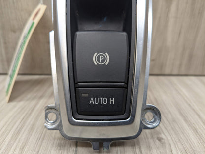 07-14 OEM BMW E70 E71 X5 X6 M Parking Brake Auto Hold Switch w/ Trim Panel