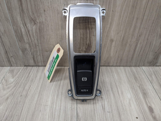 07-14 OEM BMW E70 E71 X5 X6 M Parking Brake Auto Hold Switch w/ Trim Panel