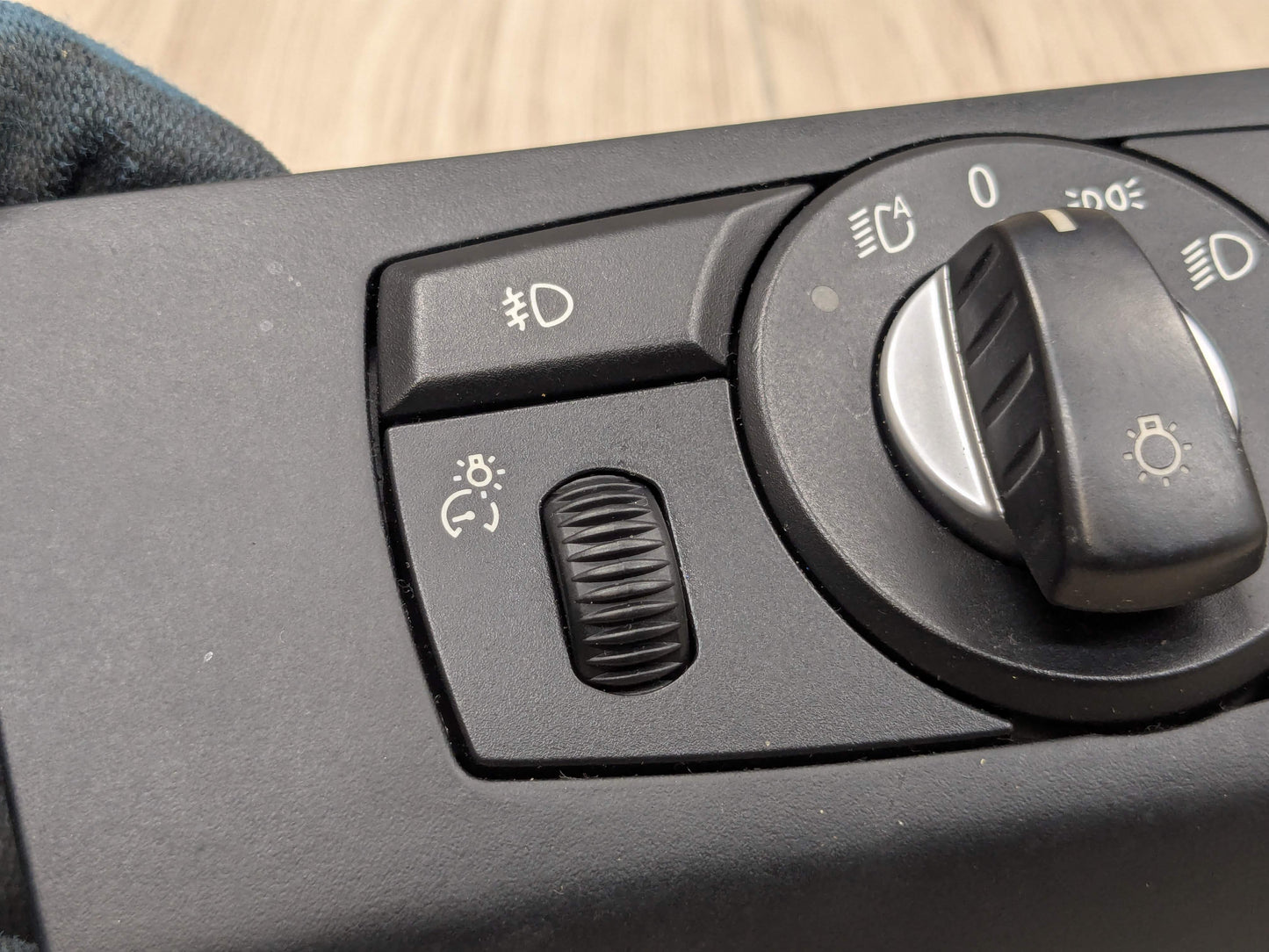 06-13 OEM BMW E70 E71 X5 X6 Headlight Switch Control Panel Light Module BLACK