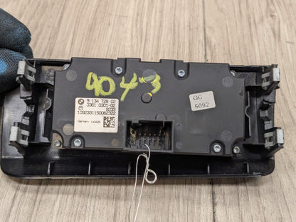 06-13 OEM BMW E70 E71 X5 X6 Headlight Switch Control Panel Light Module BLACK
