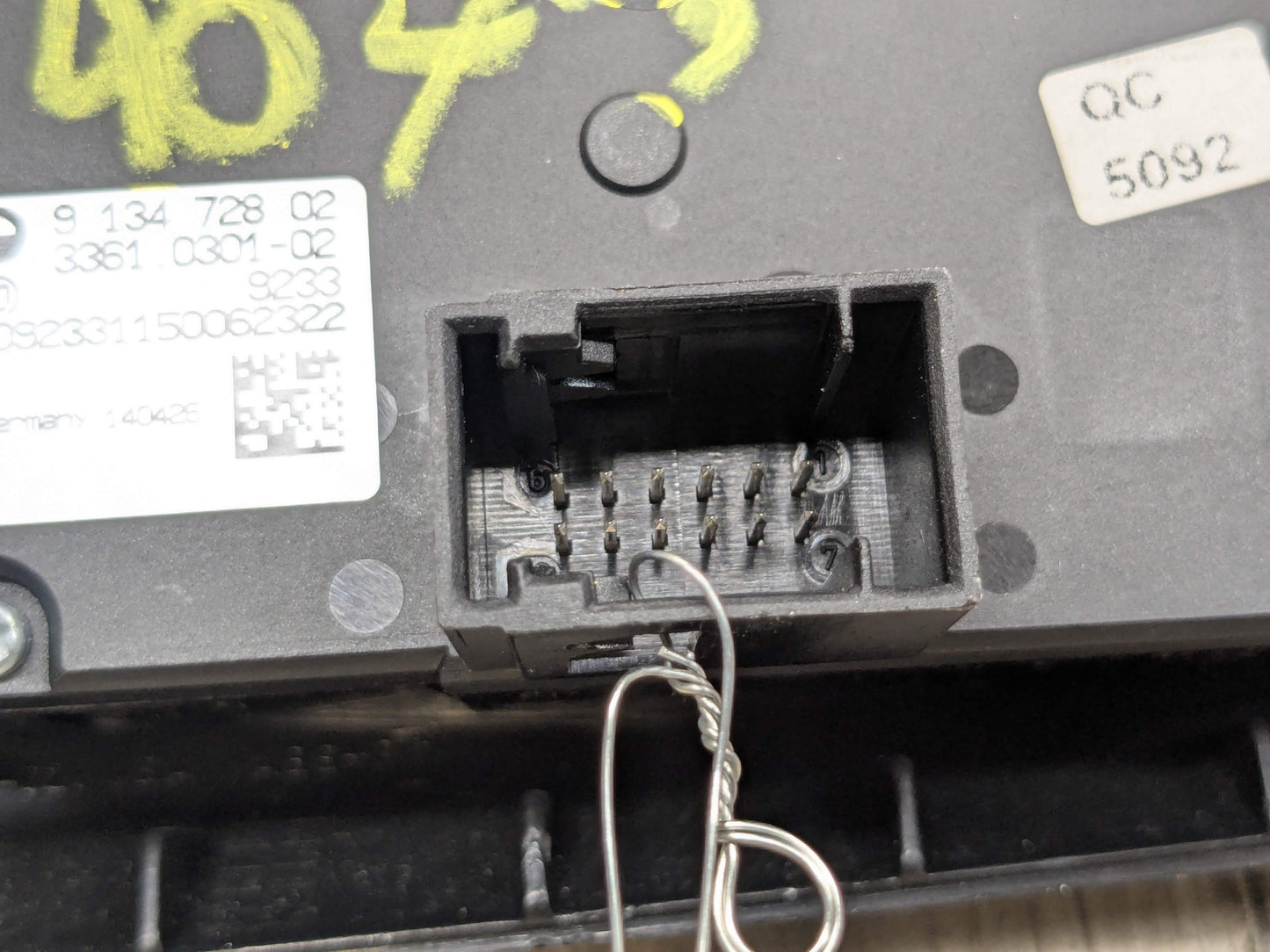 06-13 OEM BMW E70 E71 X5 X6 Headlight Switch Control Panel Light Module BLACK