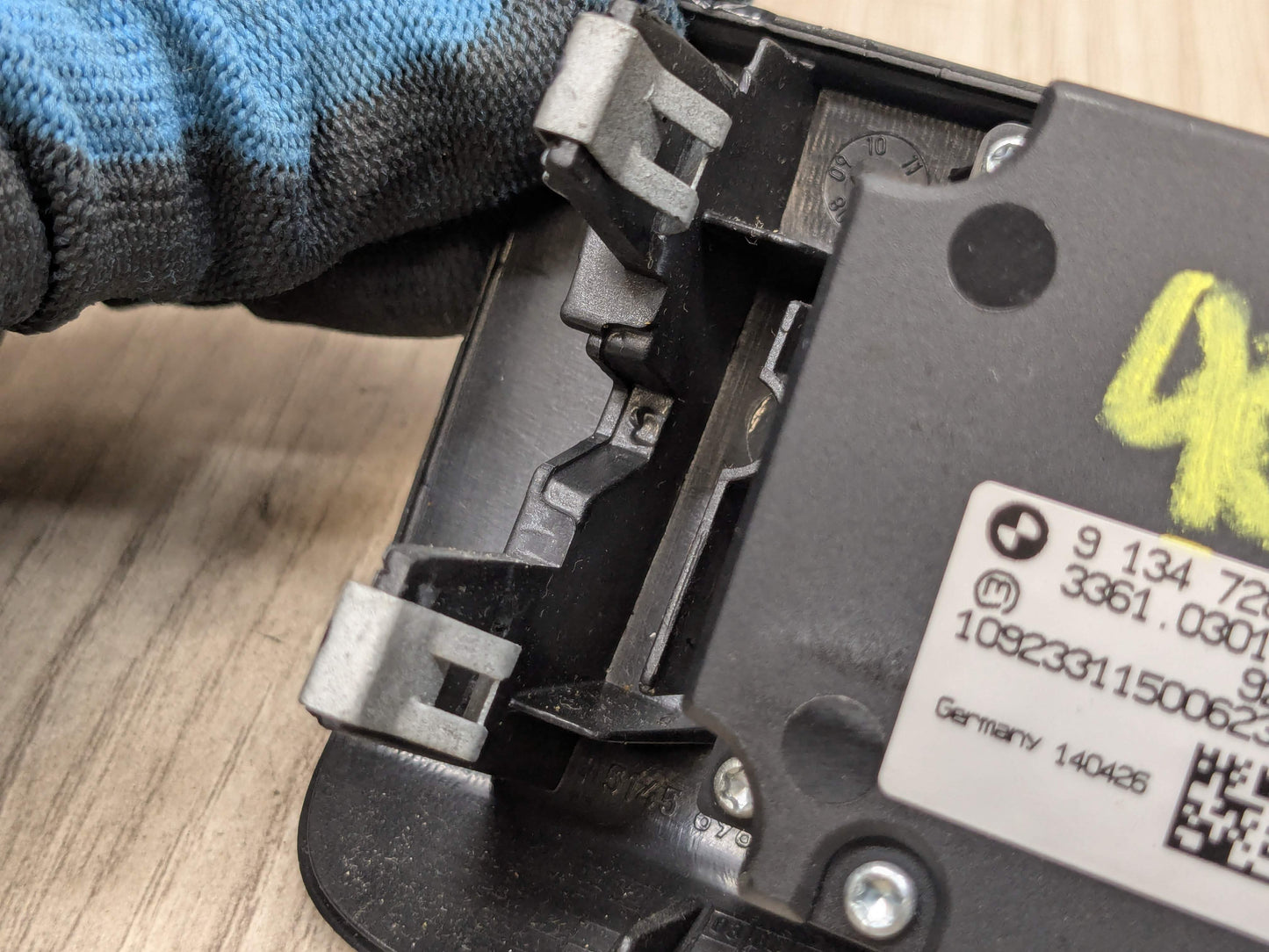 06-13 OEM BMW E70 E71 X5 X6 Headlight Switch Control Panel Light Module BLACK