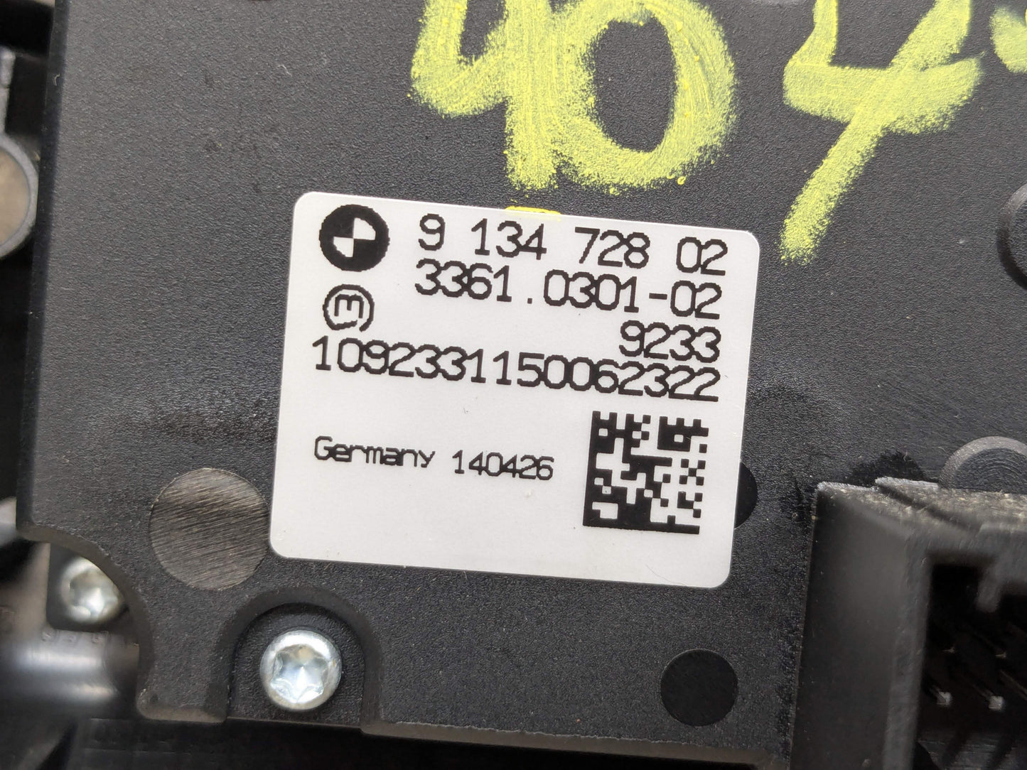 06-13 OEM BMW E70 E71 X5 X6 Headlight Switch Control Panel Light Module BLACK