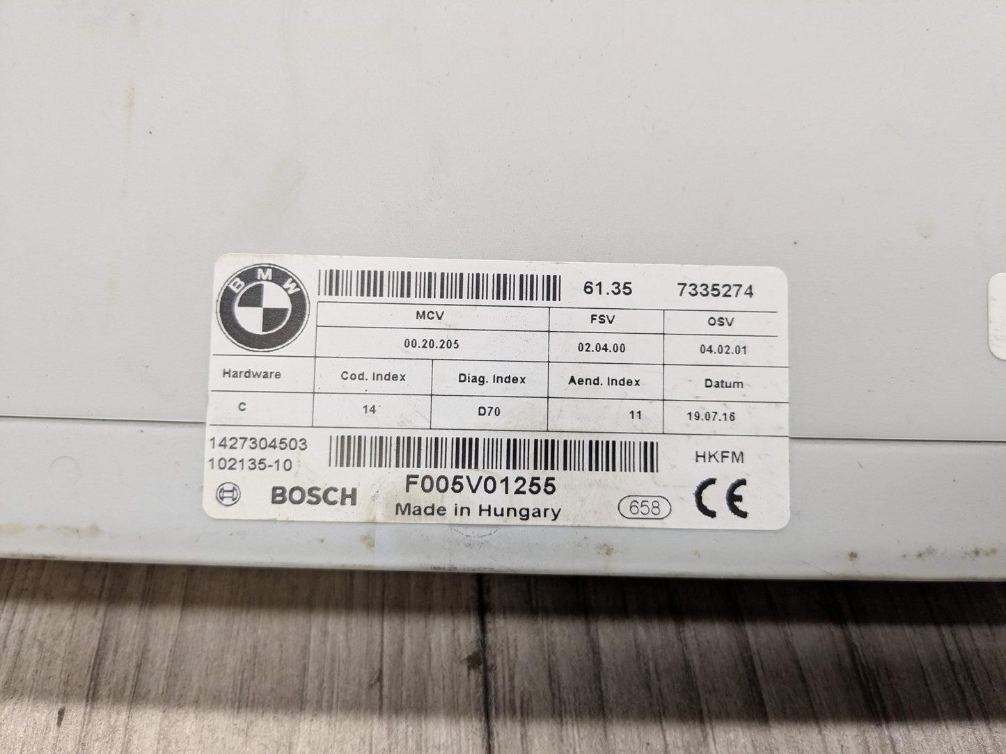 OEM BMW E70 E71 X5 X6 X5M X6M Trunk Lid Liftgate Tailgate Control Unit Module