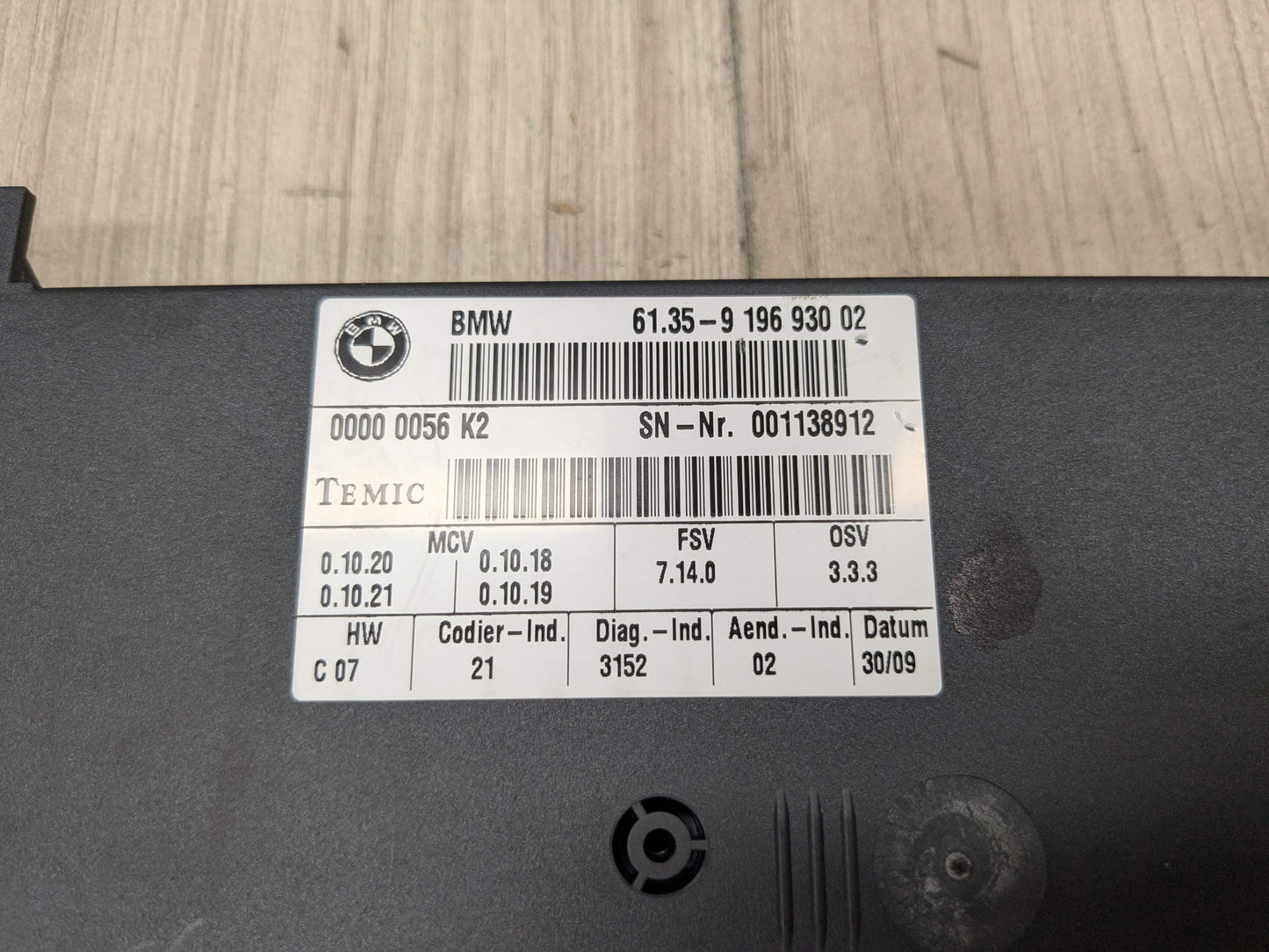 07-10 OEM BMW E70 E71 X5 X6 X5M Front Left or Right Seat Memory Control Module