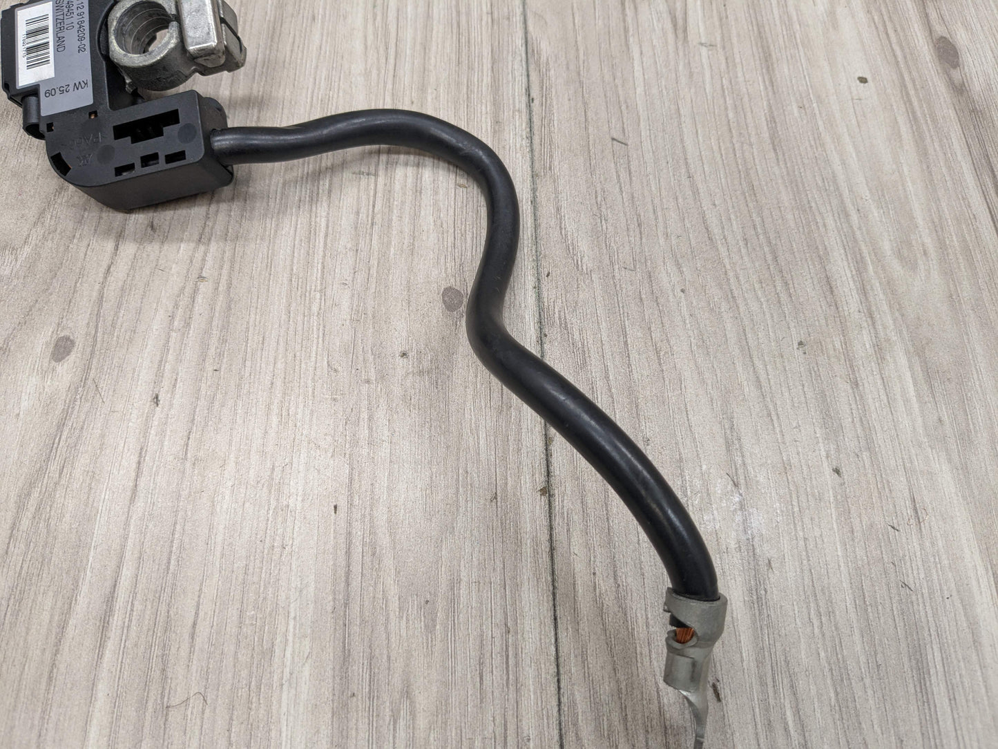 07-13 OEM BMW E70 E71 X5 X6 X5M X6M Rear Trunk Negative Battery Ground Cable