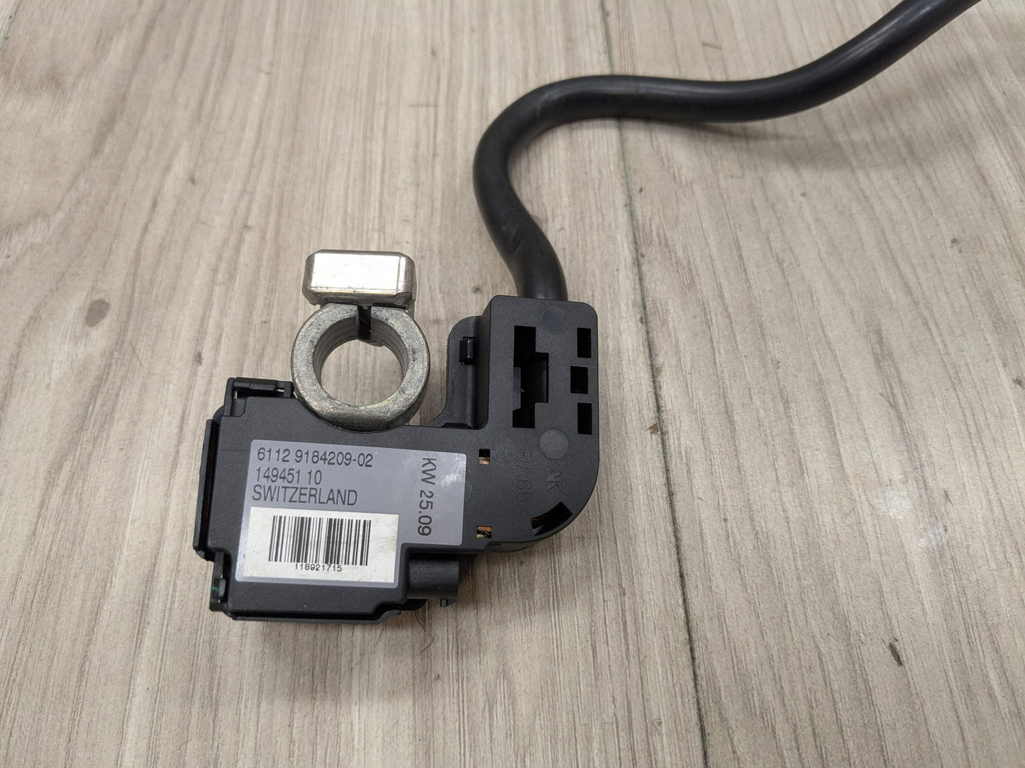 07-13 OEM BMW E70 E71 X5 X6 X5M X6M Rear Trunk Negative Battery Ground Cable