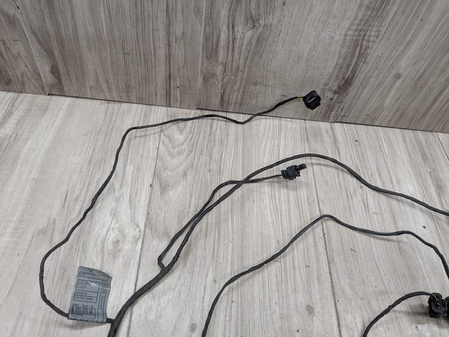 07-13 OEM BMW E70 X5 Front Bumper PDC Sensor Parking Wiring Wire Harness