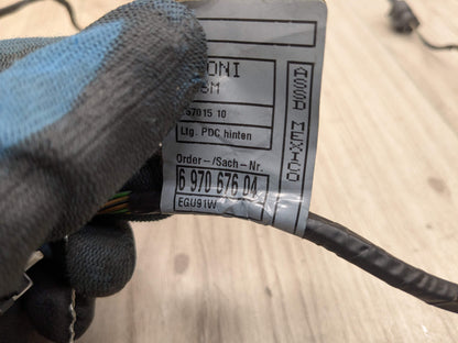 07-10 OEM BMW E70 X5 Rear Parking Distance Sonic Sensors PDC Wire Harness