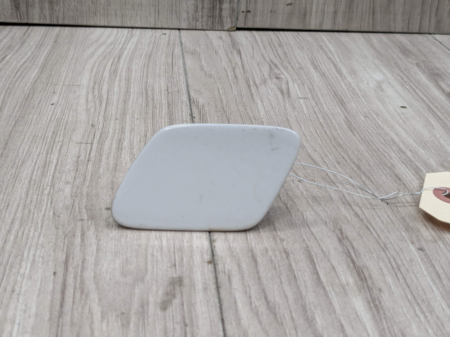 07-13 OEM BMW E70 X5 Front Left Driver Bumper Headlight Washer Cap Cover White