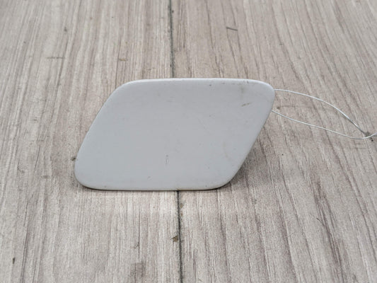 07-13 OEM BMW E70 X5 Front Left Driver Bumper Headlight Washer Cap Cover White