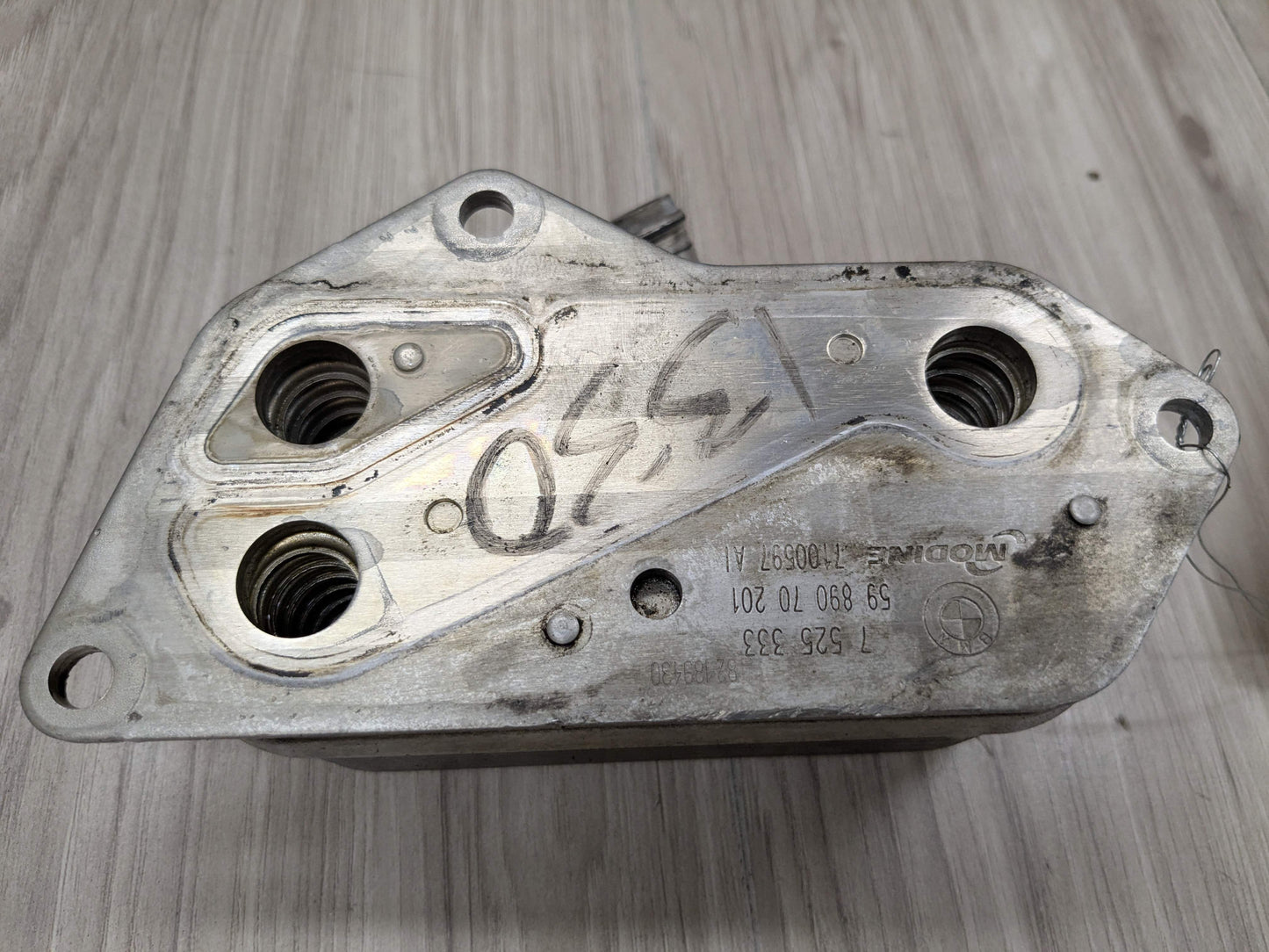 10-17 OEM BMW F01 F07 F10 F12 F25 X3 X4 N55 Engine Oil Filter Housing COOLER