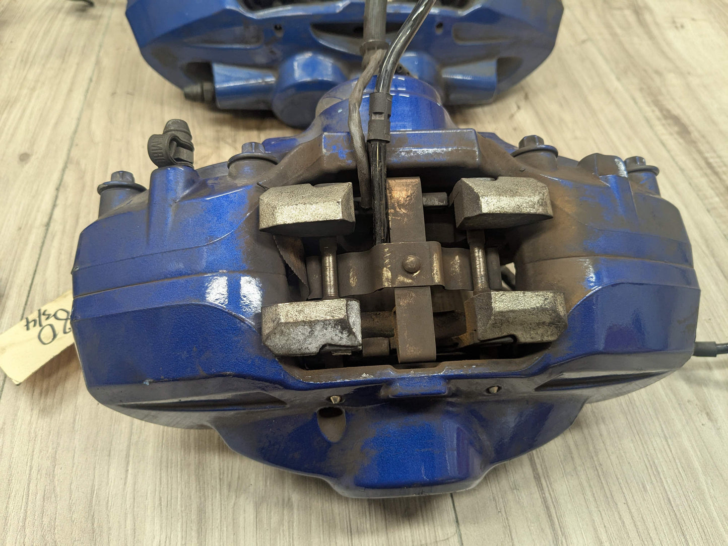 14-20 OEM BMW F22 F23 M235 M240 Front Rear Brake Calipers Brembo SET Blue