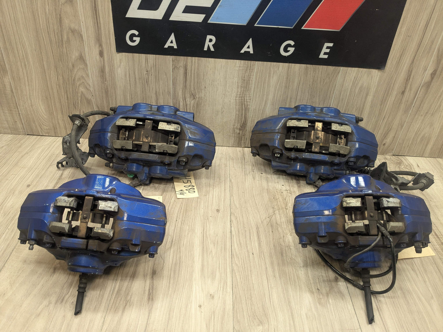 14-20 OEM BMW F22 F23 M235 M240 Front Rear Brake Calipers Brembo SET Blue