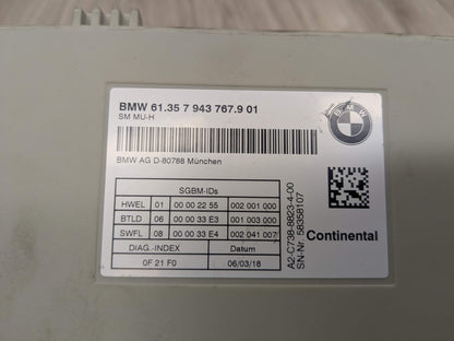 PRE-LCI OEM BMW F90 G01 G12 G30 X3 Front Left / Right Seat Memory Control Module