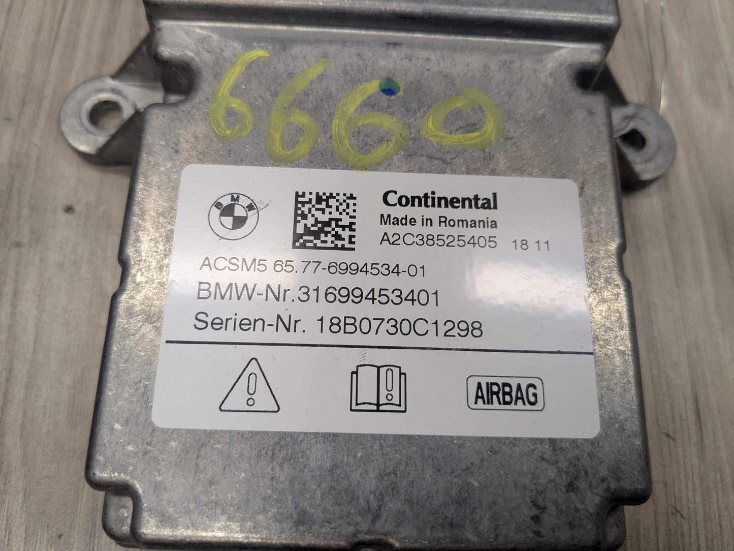 PRE-LCI OEM BMW F90 F97 G01 G12 G30 Air Bag SRS ICM Control Module Unit