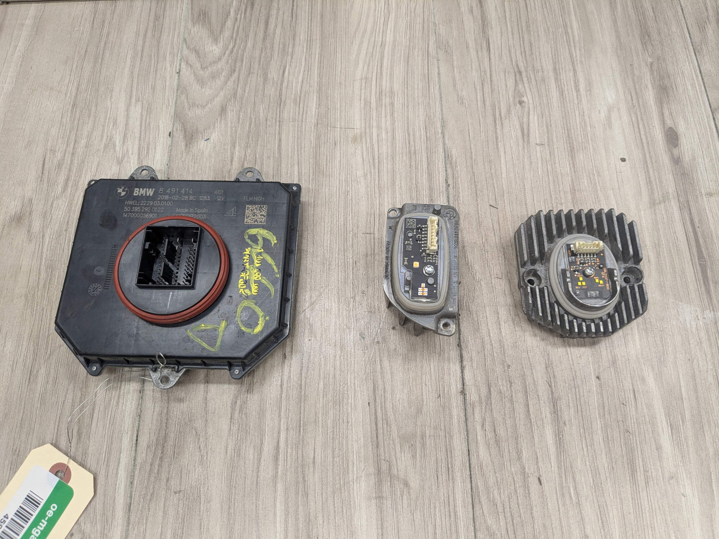 17-20 OEM BMW F90 G30 M550 M5 Left Driver Adaptive Headlight Ballast Module SET