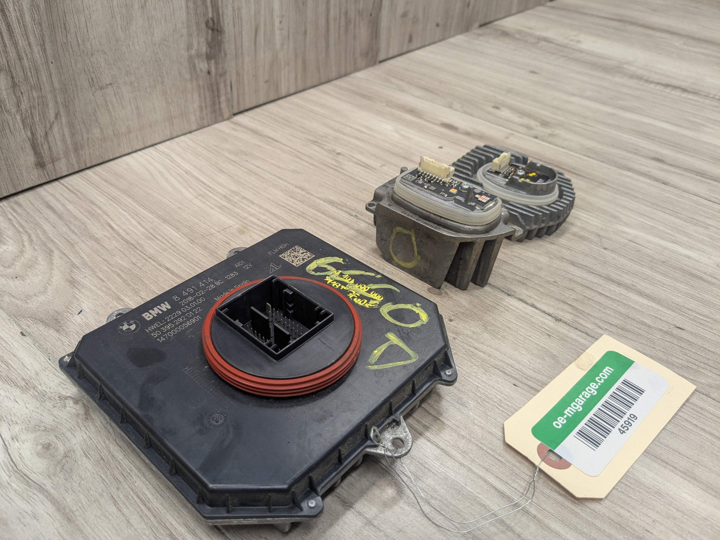 17-20 OEM BMW F90 G30 M550 M5 Left Driver Adaptive Headlight Ballast Module SET