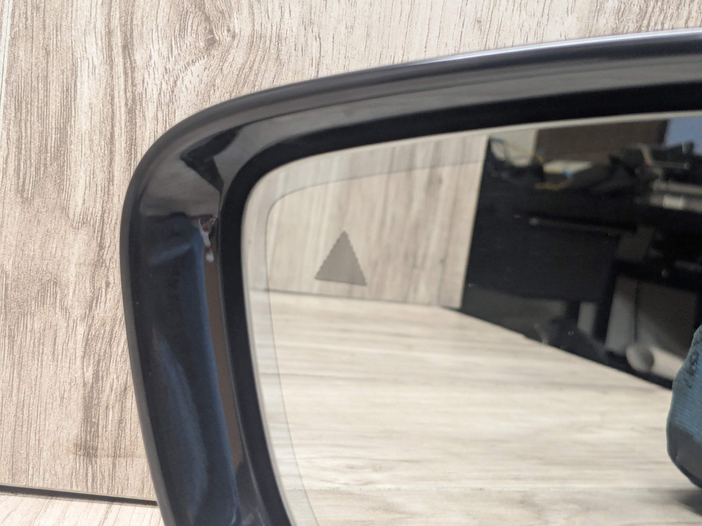 17-23 OEM BMW G30 530 540 M550 Left Driver Side Mirror Blind Spot SHADOW GLOSS