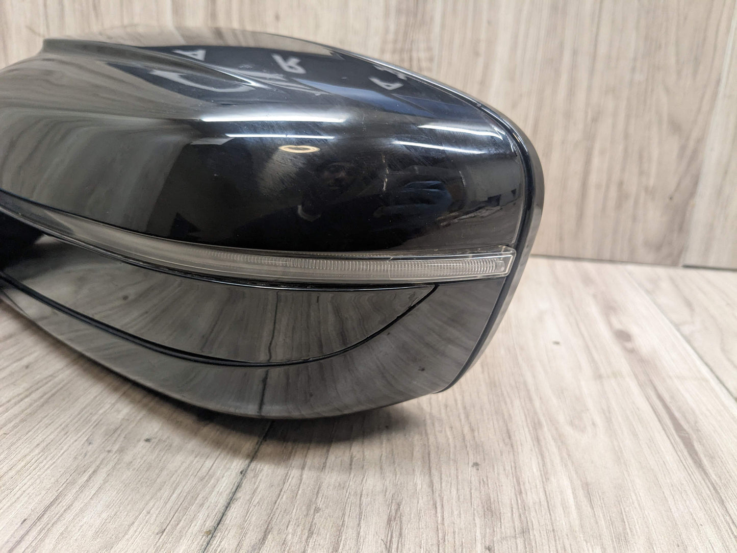 17-23 OEM BMW G30 530 540 M550 Left Driver Side Mirror Blind Spot SHADOW GLOSS