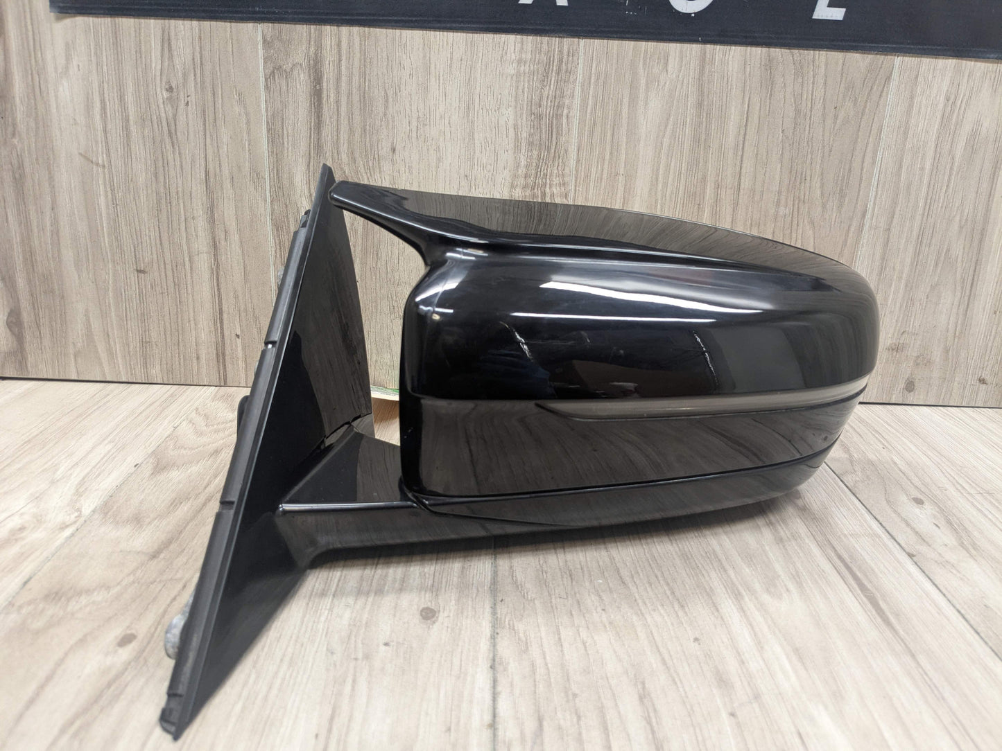 17-23 OEM BMW G30 530 540 M550 Left Driver Side Mirror Blind Spot SHADOW GLOSS