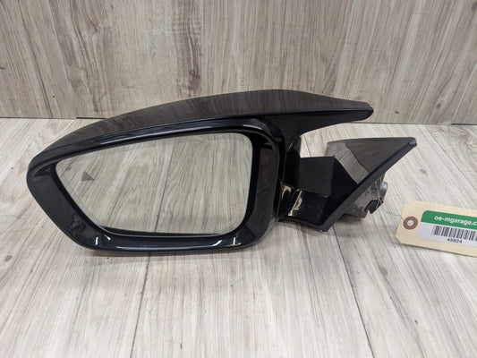 17-23 OEM BMW G30 530 540 M550 Left Driver Side Mirror Blind Spot SHADOW GLOSS