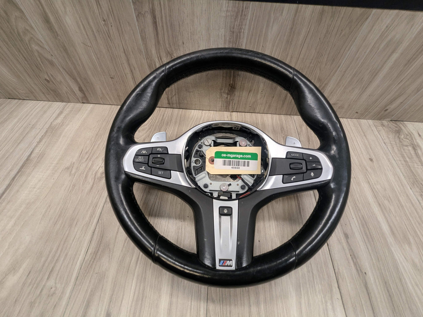 *OEM BMW G05 G07 G12 G16 G30 M SPORT Leather Steering Wheel w/ Shifters HEATED