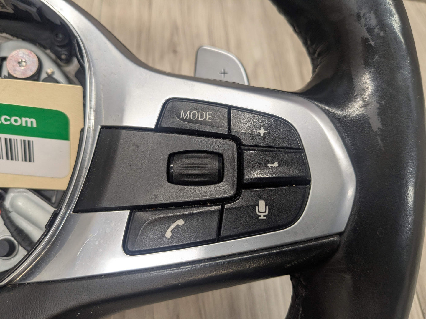 *OEM BMW G05 G07 G12 G16 G30 M SPORT Leather Steering Wheel w/ Shifters HEATED