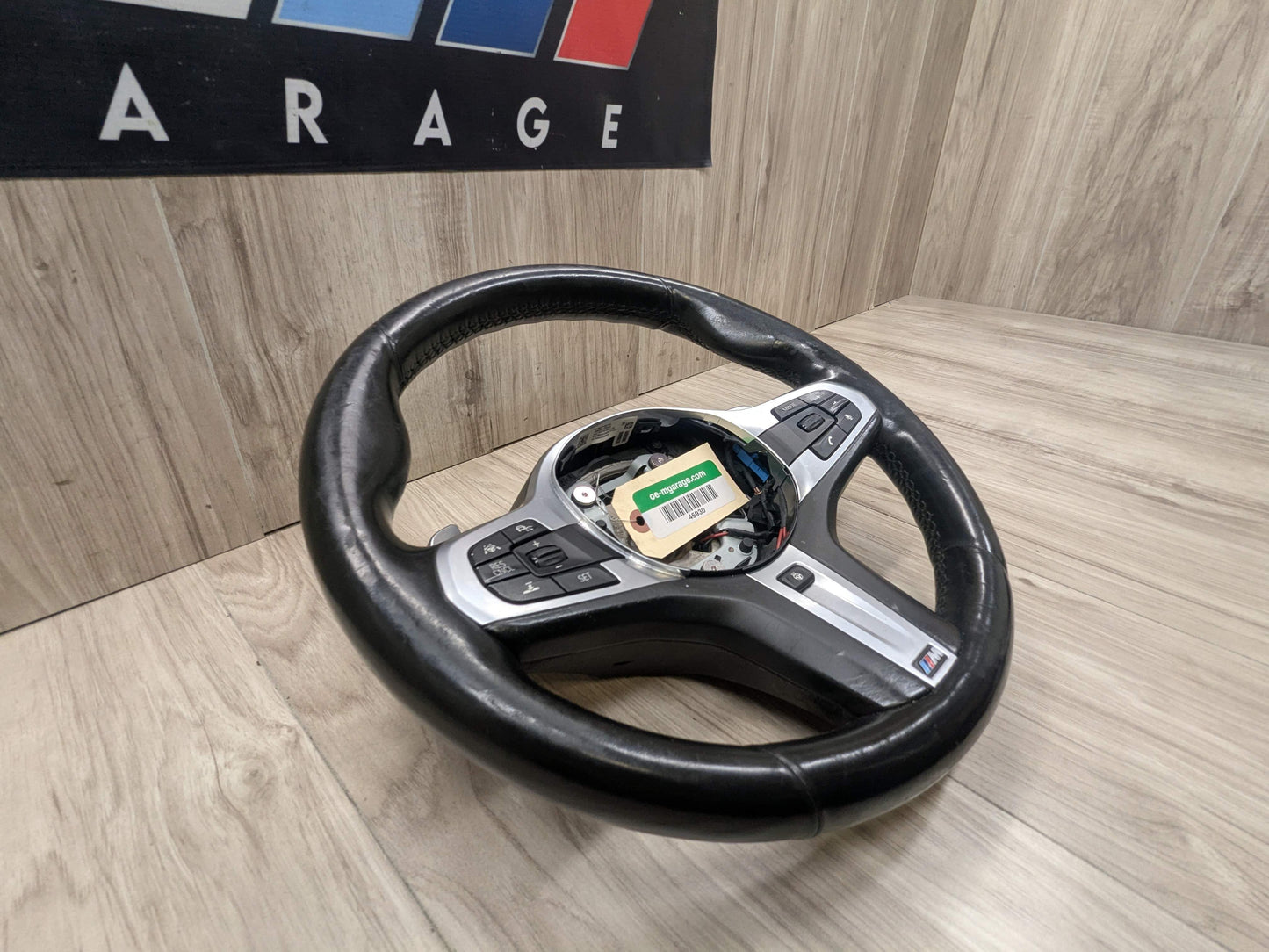 *OEM BMW G05 G07 G12 G16 G30 M SPORT Leather Steering Wheel w/ Shifters HEATED