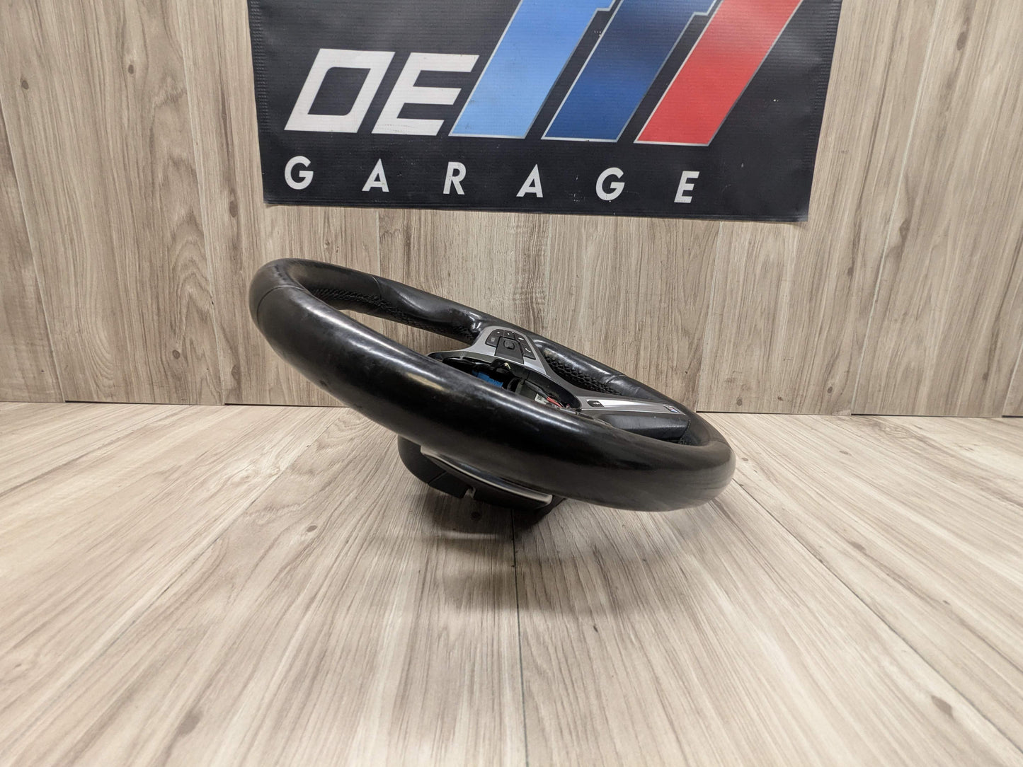 *OEM BMW G05 G07 G12 G16 G30 M SPORT Leather Steering Wheel w/ Shifters HEATED