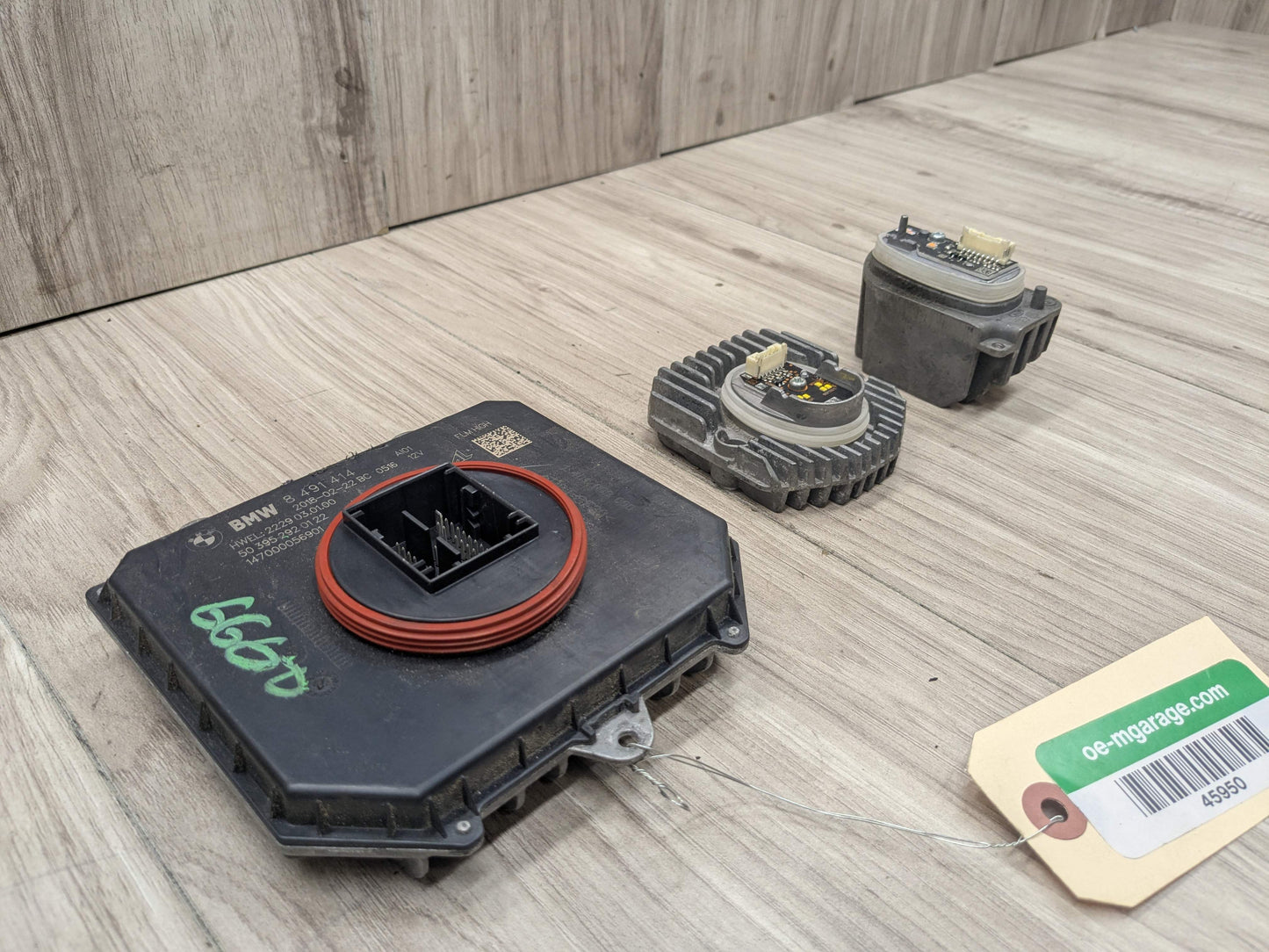 17-20 OEM BMW F90 G30 M550 M5 Right Passenger Adaptive Headlight Ballast Modules
