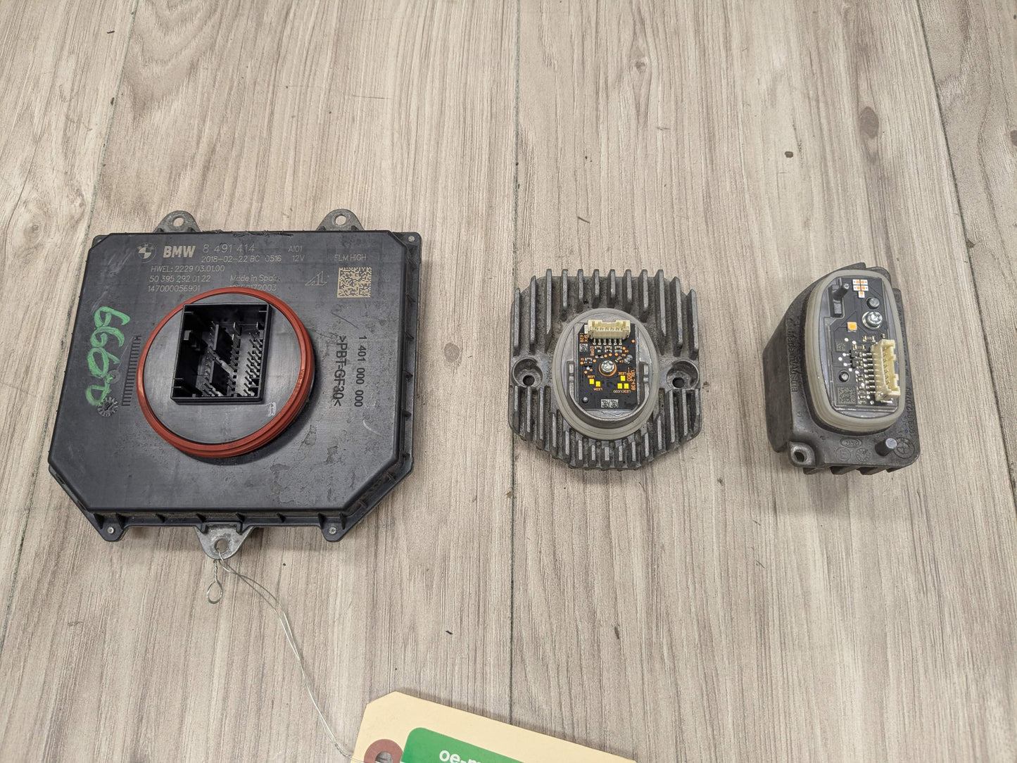 17-20 OEM BMW F90 G30 M550 M5 Right Passenger Adaptive Headlight Ballast Modules