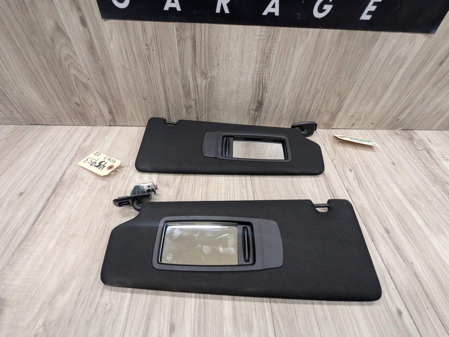 OEM BMW F90 G30 540 M550 M5 Left Right Driver Passenger SunVisor Shade SET Black