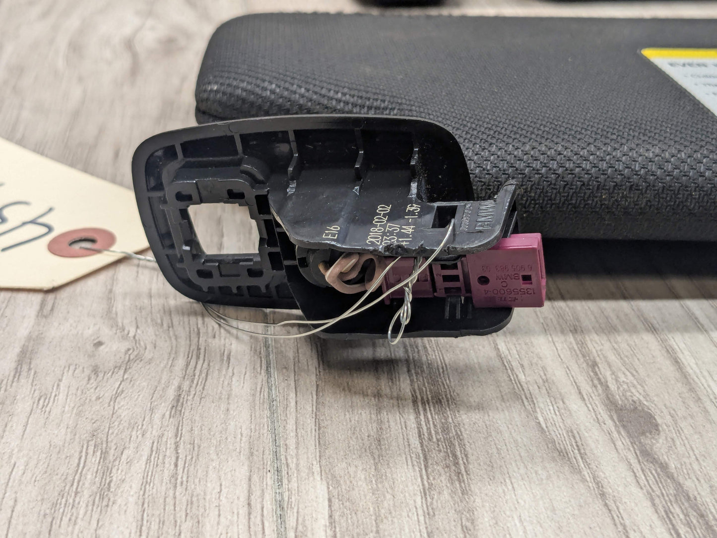 OEM BMW F90 G30 540 M550 M5 Left Right Driver Passenger SunVisor Shade SET Black