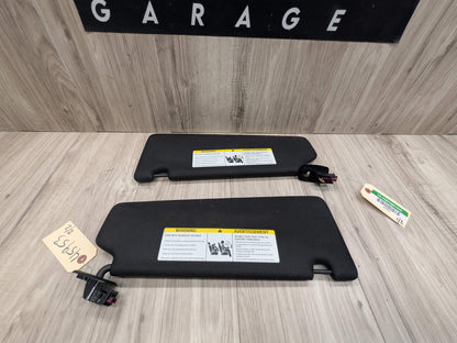 OEM BMW F90 G30 540 M550 M5 Left Right Driver Passenger SunVisor Shade SET Black