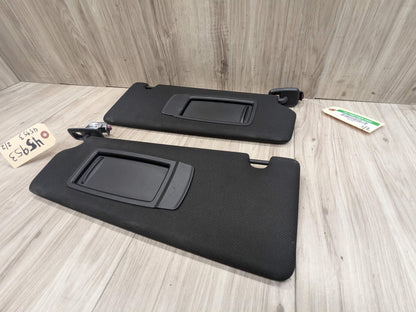 OEM BMW F90 G30 540 M550 M5 Left Right Driver Passenger SunVisor Shade SET Black