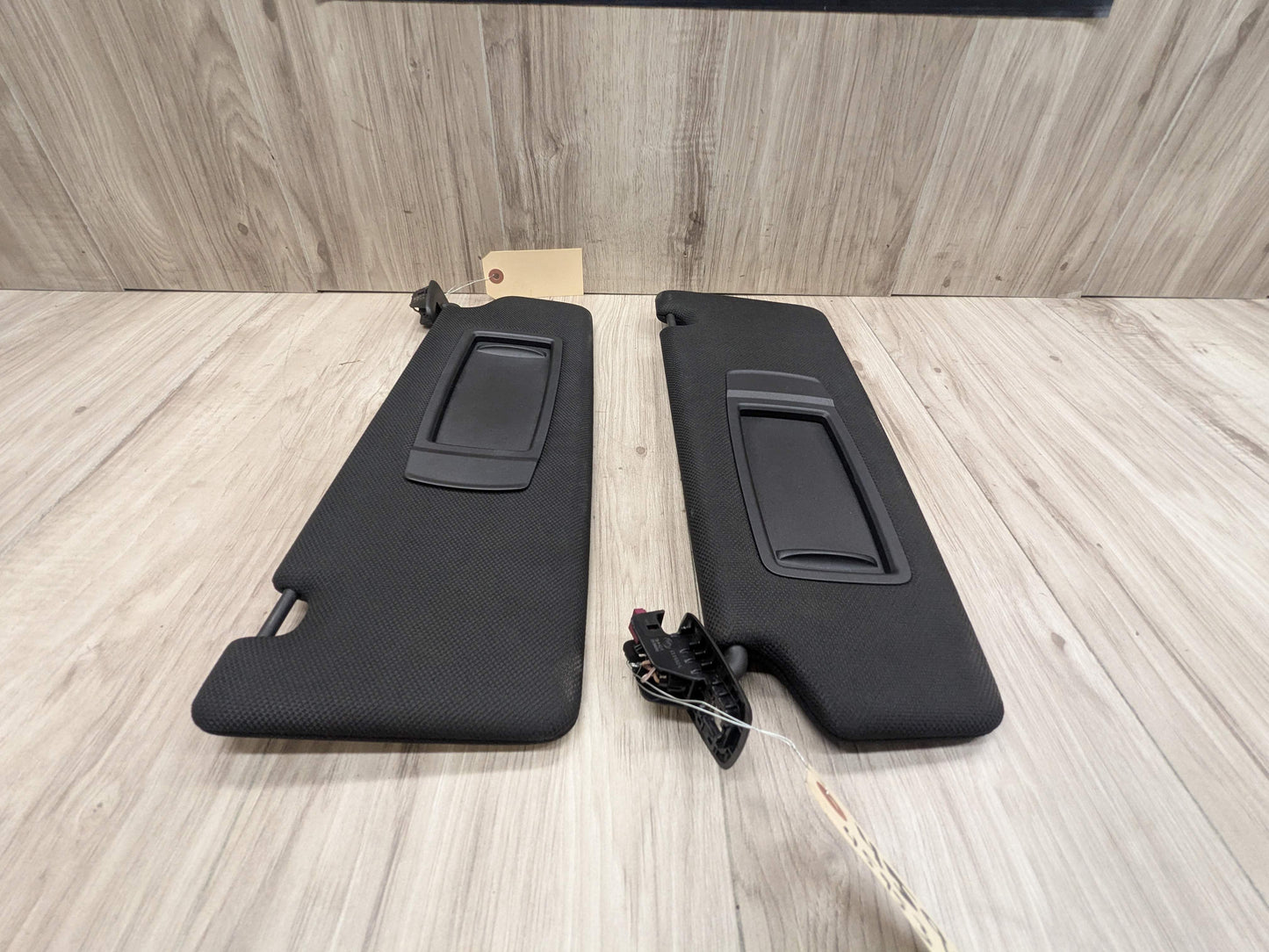 OEM BMW F90 G30 540 M550 M5 Left Right Driver Passenger SunVisor Shade SET Black