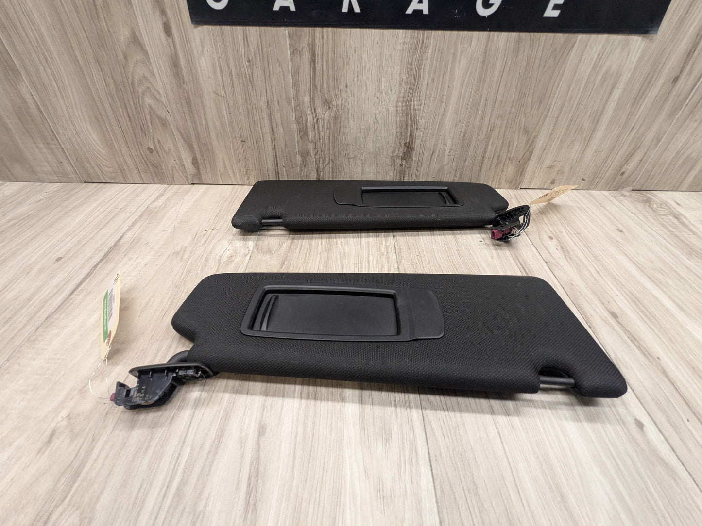 OEM BMW F90 G30 540 M550 M5 Left Right Driver Passenger SunVisor Shade SET Black