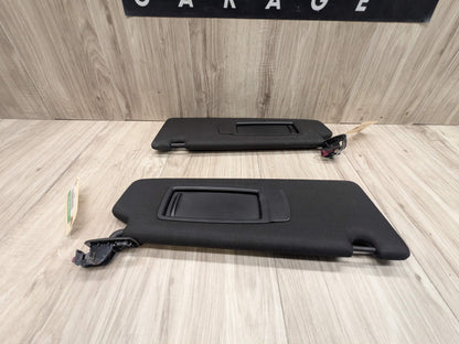 OEM BMW F90 G30 540 M550 M5 Left Right Driver Passenger SunVisor Shade SET Black