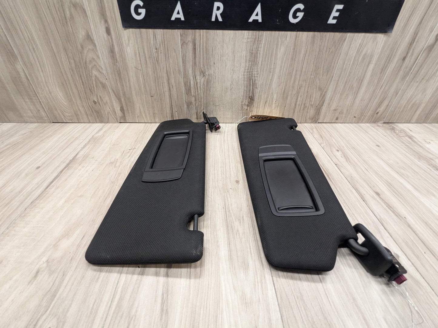 OEM BMW F90 G30 540 M550 M5 Left Right Driver Passenger SunVisor Shade SET Black