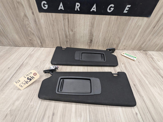 OEM BMW F90 G30 540 M550 M5 Left Right Driver Passenger SunVisor Shade SET Black