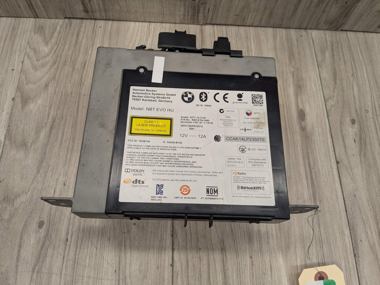 OEM BMW F90 G01 G12 G30 X3 M5 Navigation NBT EVO HU Radio Audio CD Head Unit 4.1