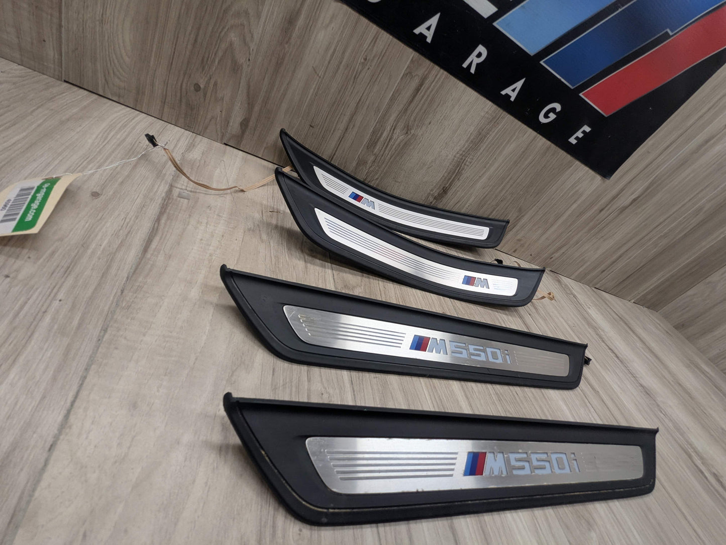 OEM BMW G30 530 540 M550 Front Rear Left Right Illuminated Door Sill Trim SET