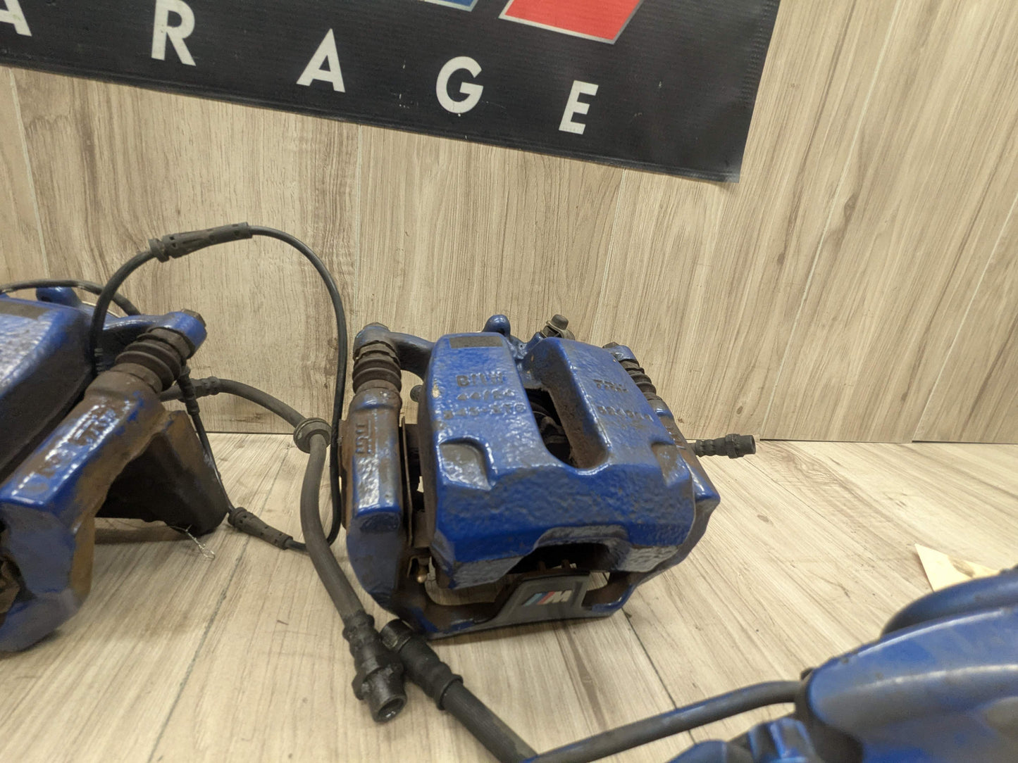 OEM BMW G30 530 540 M550 Front Rear Left Right Brake Calipers Brembo SET Blue