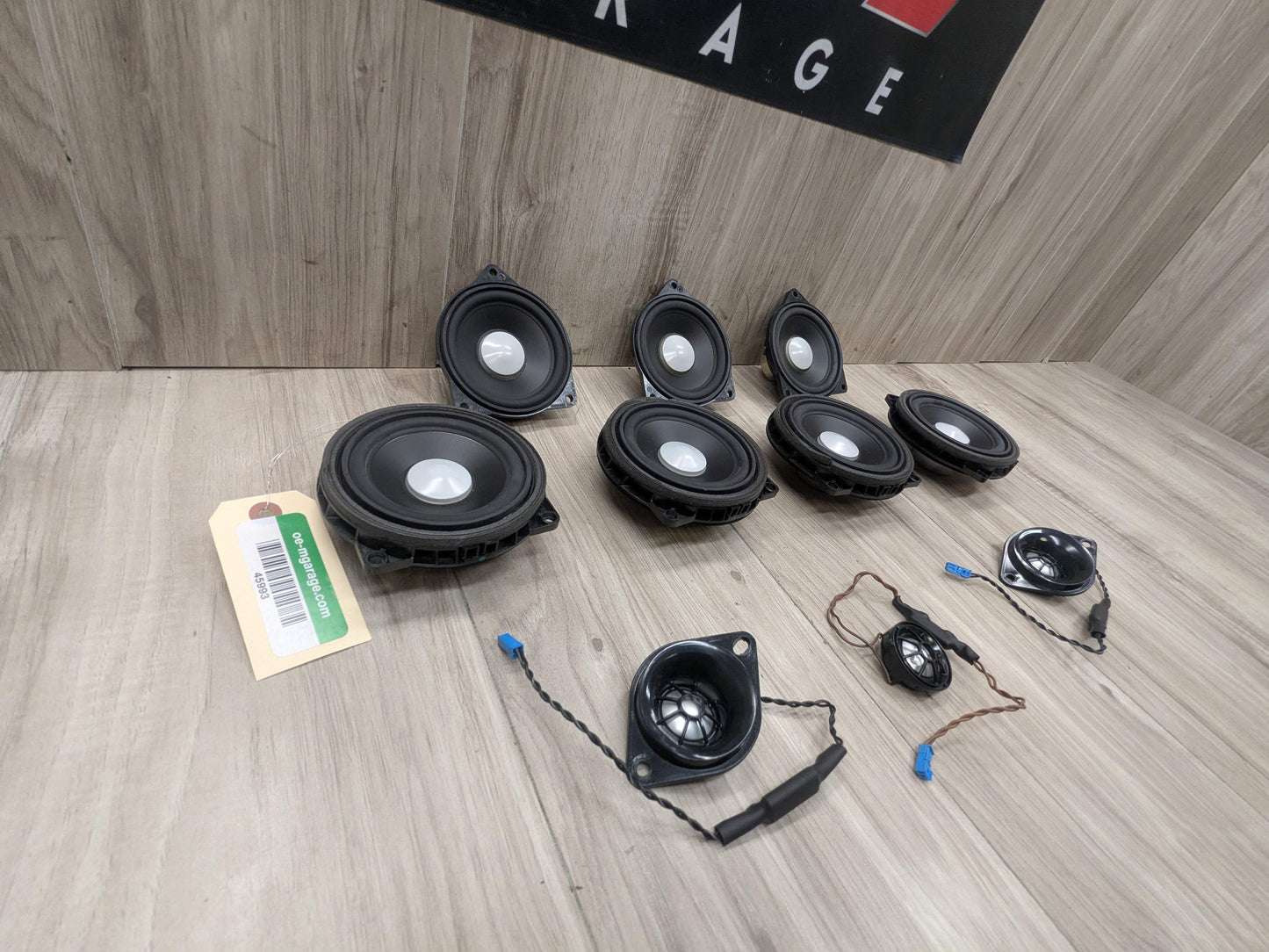 OEM BMW F22 F30 F80 G12 G30 HARMAN KARDON Audio Sound System Speaker SET (10)