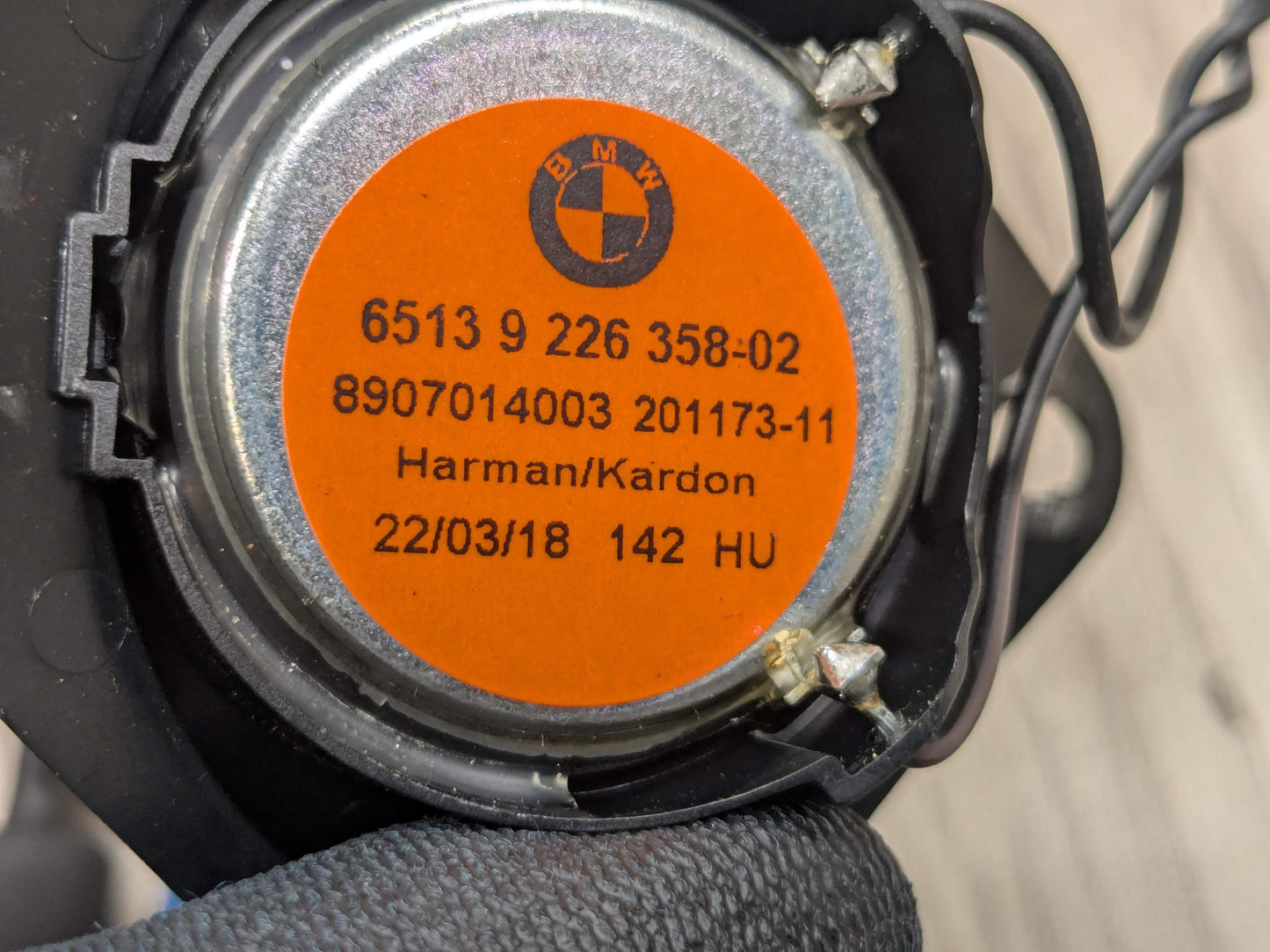 OEM BMW F22 F30 F80 G12 G30 HARMAN KARDON Audio Sound System Speaker SET (10)