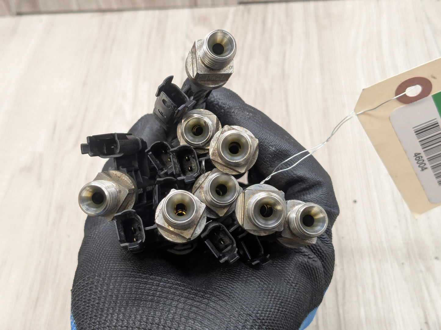 19-24 OEM BMW G12 G30 M550 750 Engine N63R High Pressure Fuel Injector Set