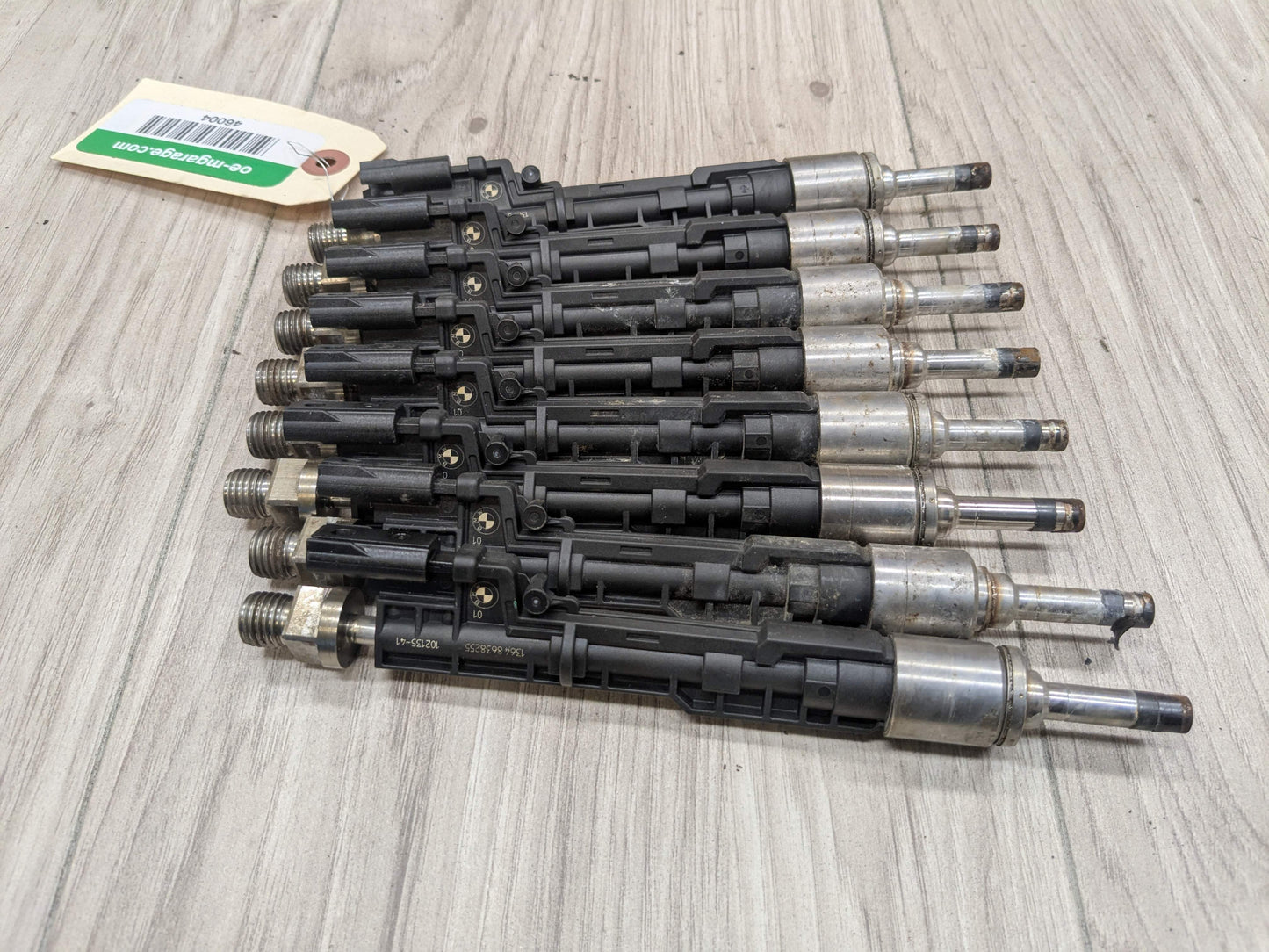 19-24 OEM BMW G12 G30 M550 750 Engine N63R High Pressure Fuel Injector Set